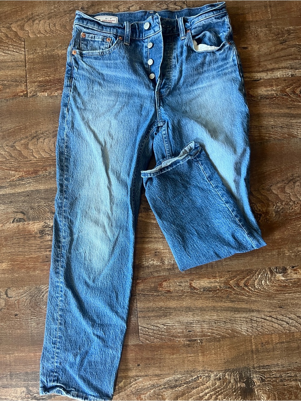 GAP Women's Light Blue Straight Leg Jeans